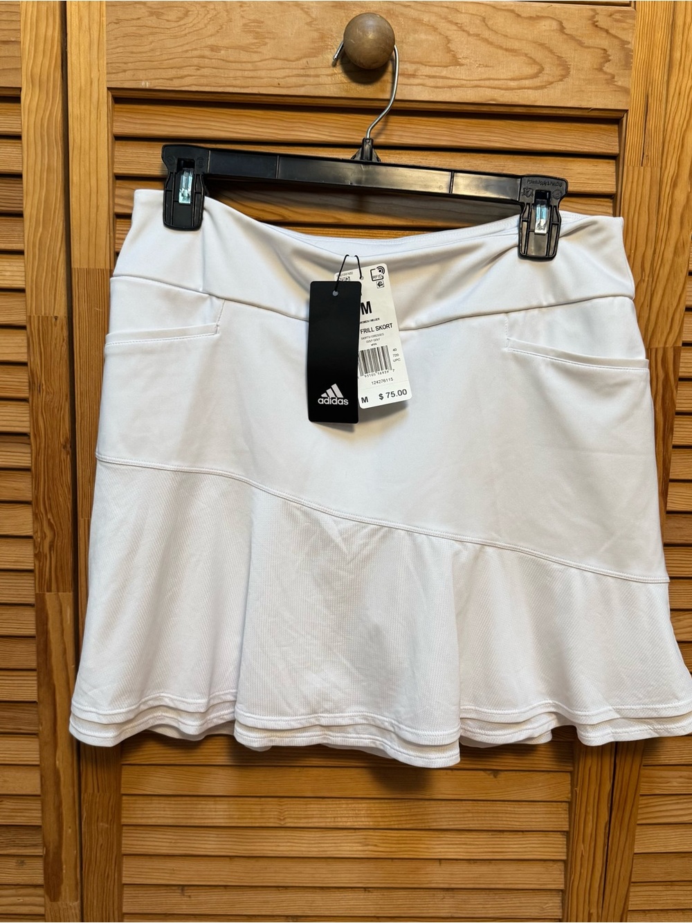 Adidas Women’s Ultimate365 Frilled Golf Skort White Size Medium NWT!